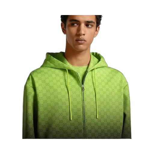 Printed Light Neoprene Zip Jacket