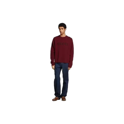 Wool Cashmere Rib Knit Sweater