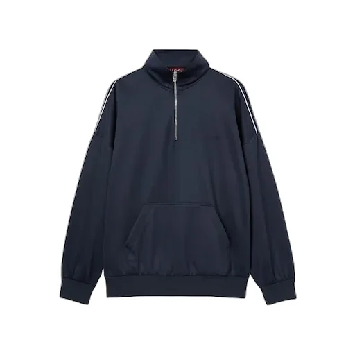 Technical Jersey Sweatshirt With Embossed Logo