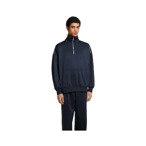 Technical Jersey Sweatshirt With Embossed Logo