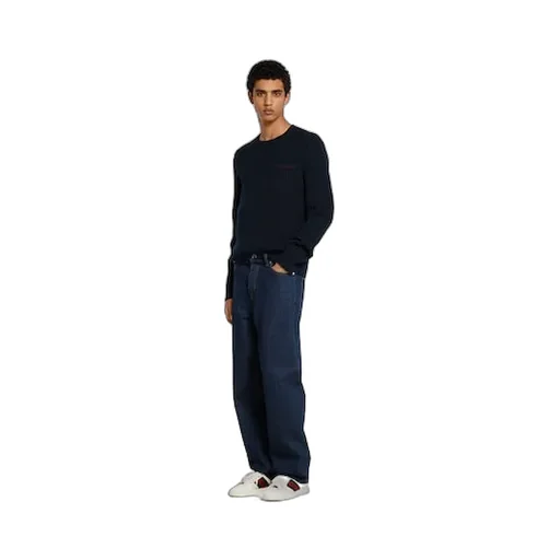 Rib Wool Cashmere Knit Sweater