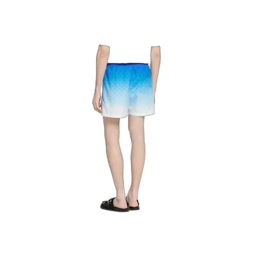 Printed Technical Poplin Swim Shorts