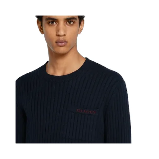 Rib Wool Cashmere Knit Sweater