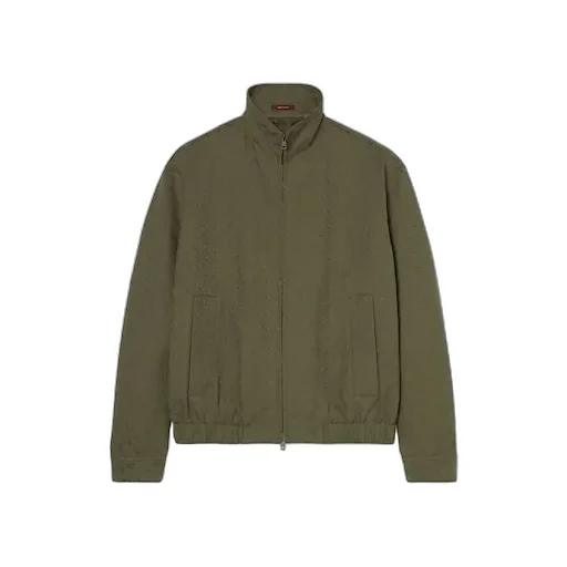 Gg Canvas Bomber Jacket