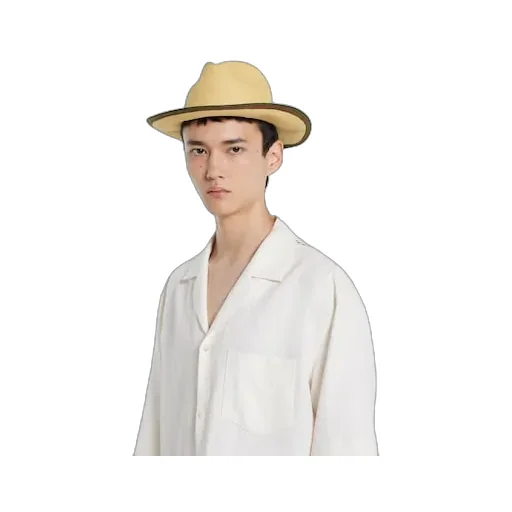Straw Hat With Web