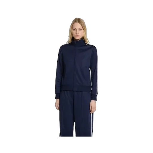 Technical Jersey Zip Jacket With Embroidery