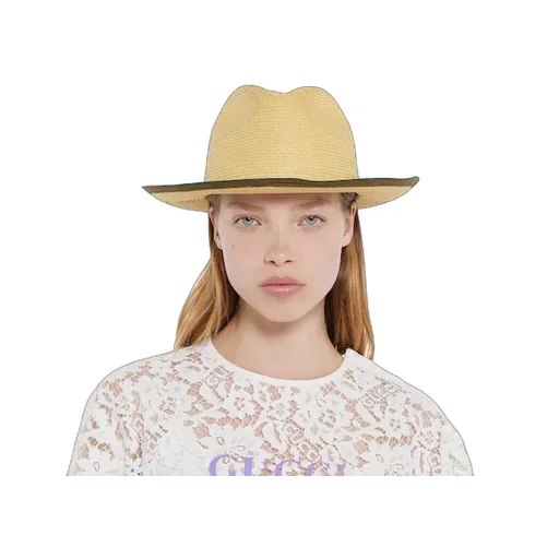 Straw Hat With Web