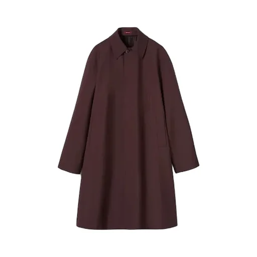 Bonded Wool Coat With Logo