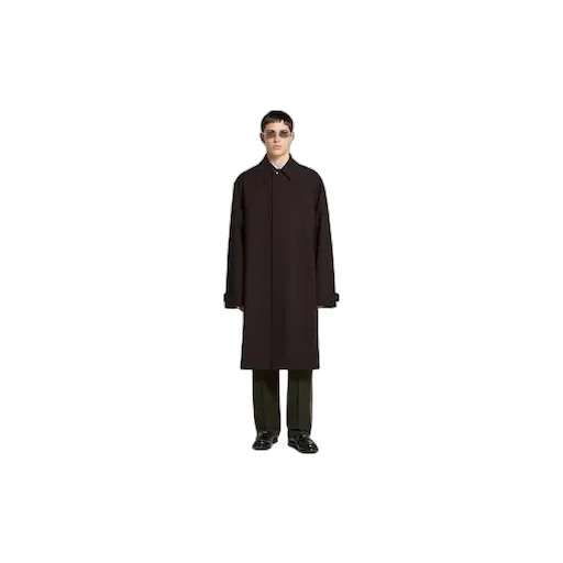 Bonded Wool Coat With Logo