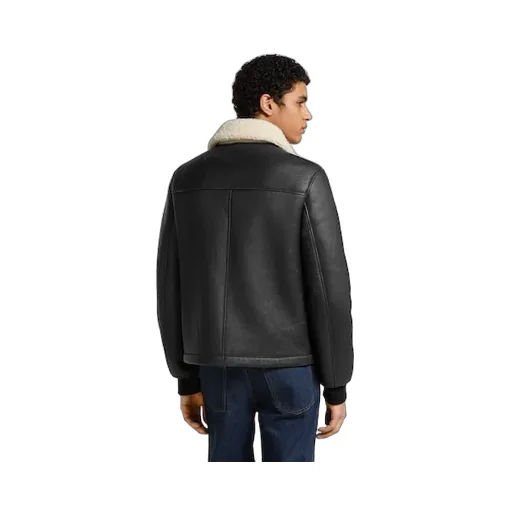 Shearling Jacket With Nappa Finishing