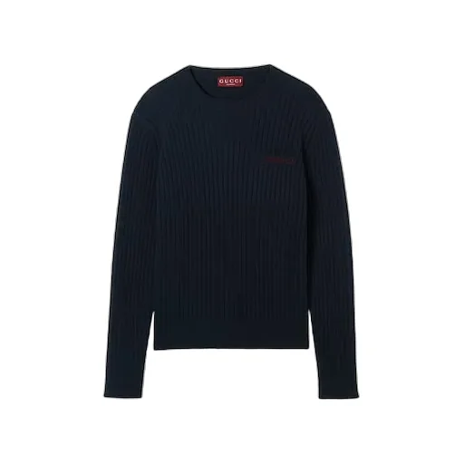 Rib Wool Cashmere Knit Sweater