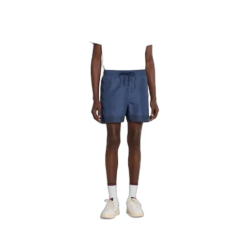 Printed Technical Poplin Swim Shorts