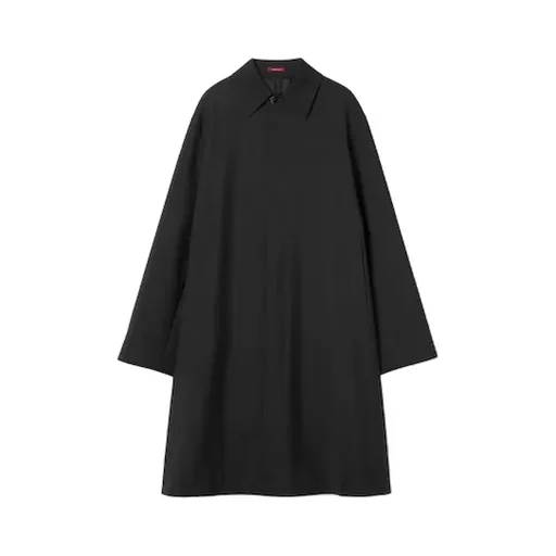 Bonded Wool Coat With Logo