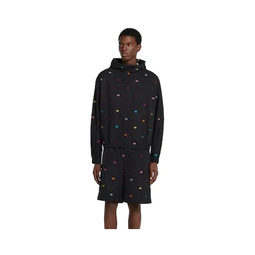 Gg Cotton Ripstop Zip Jacket