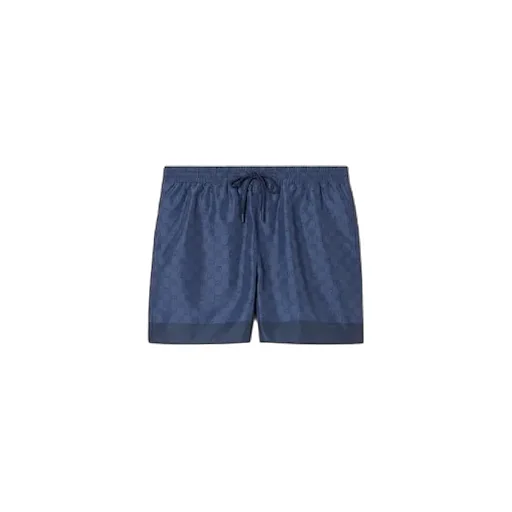 Printed Technical Poplin Swim Shorts