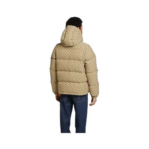 Gg Canvas Down Jacket