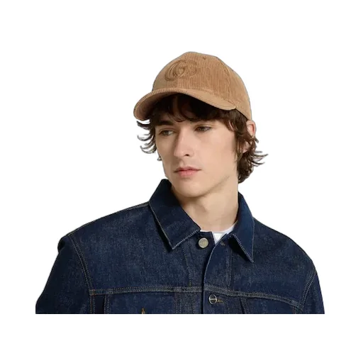 Velvet Baseball Hat With Embroidery