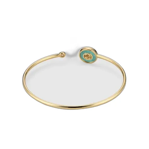 Gucci Interlocking 18K Bangle Bracelet