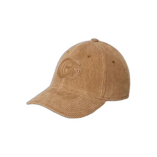 Velvet Baseball Hat With Embroidery