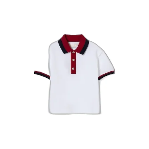 Baby Cotton Polo Shirt With Web