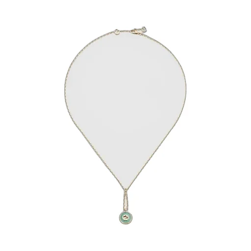 Gucci Interlocking 18K Pendant Necklace