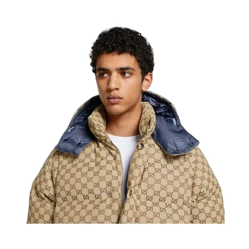 Gg Canvas Down Jacket