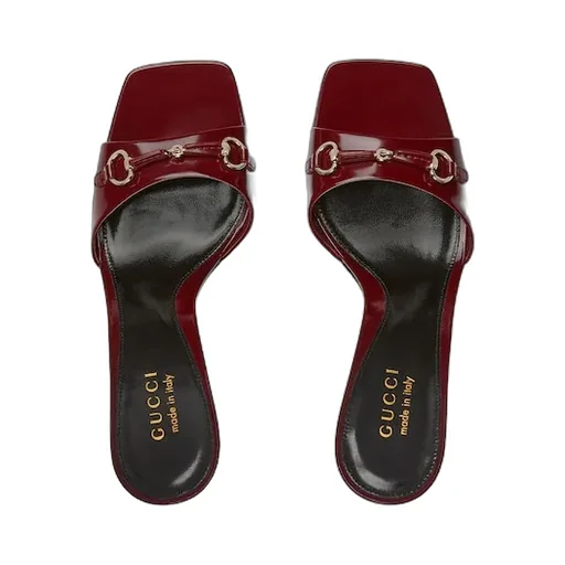 Slide Sandal With Horsebit