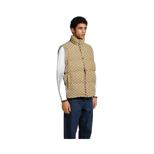 Gg Canvas Down Jacket