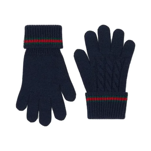 Children's Wool Gloves With Web