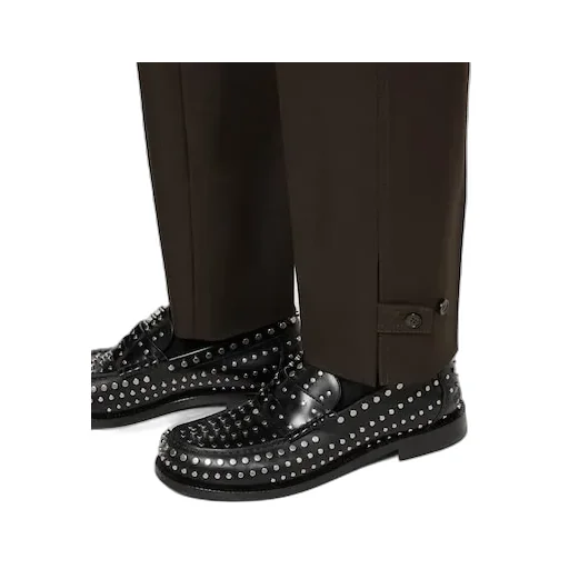 Wool Gabardine Pant With Logo