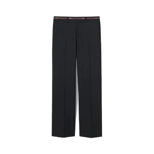 Wool Pant With Selvedge Detail