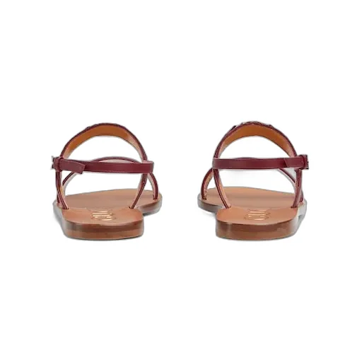 Sandal With Interlocking G And Web