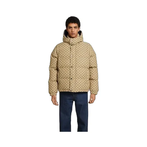 Gg Canvas Down Jacket