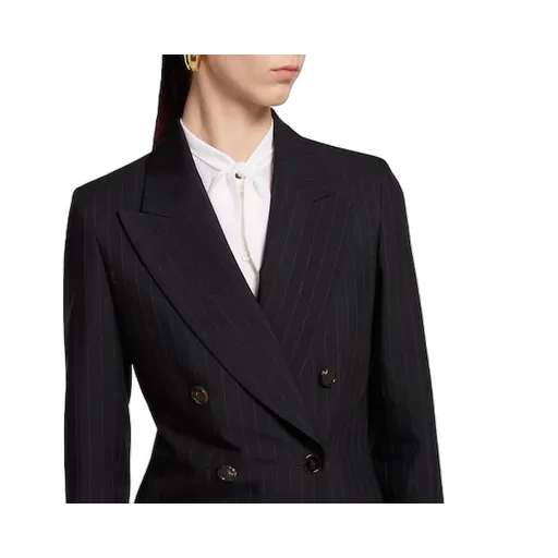Pinstripe Gucci Wool Jacquard Jacket