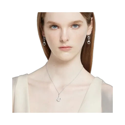 Gucci Horsebit Diamond 18K Necklace