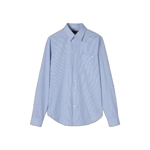 Cotton Poplin Shirt With Embroidery
