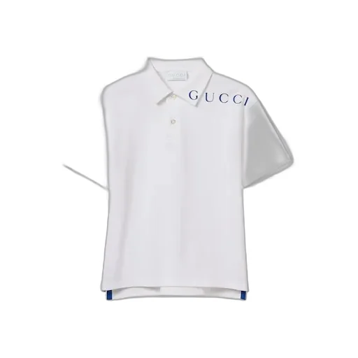 Children's Cotton Polo Shirt With Print