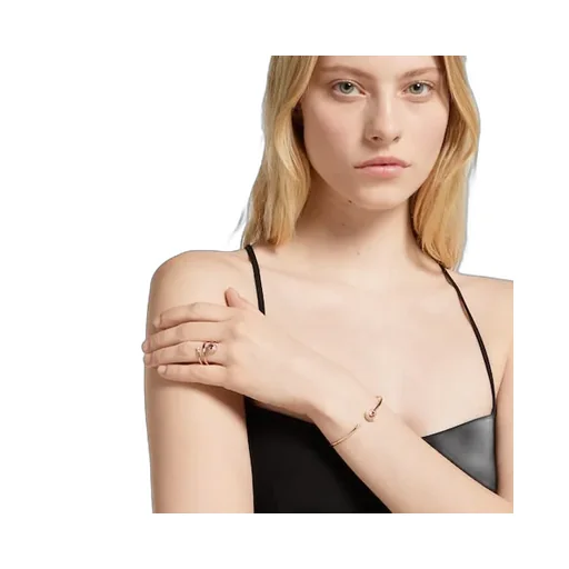 Gucci Interlocking 18K Bangle Bracelet
