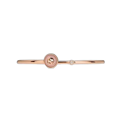 Gucci Interlocking 18K Bangle Bracelet