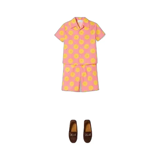 Children's Printed Cotton Shirt