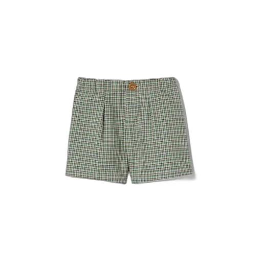 Baby Check Cotton Shorts