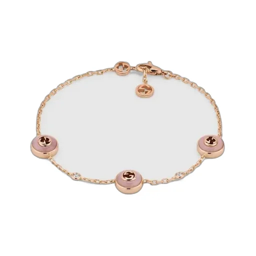 Gucci Interlocking 18K Chain Bracelet