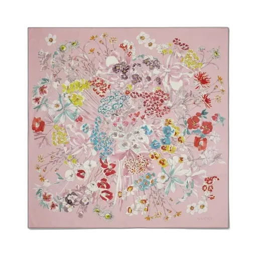 Printed Silk Twill Carré