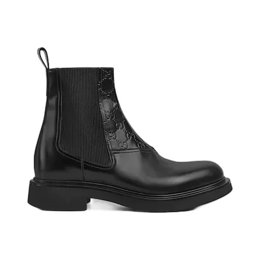 Ankle Boot With Gg Detail