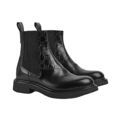Ankle Boot With Gg Detail