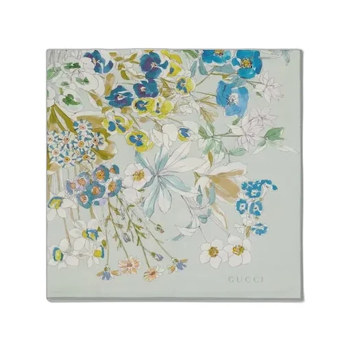 Printed Silk Twill Carré