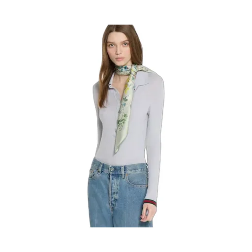 Printed Silk Twill Carré