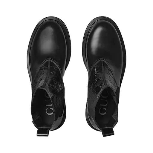 Ankle Boot With Gg Detail