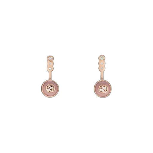 Gucci Interlocking 18K Earrings