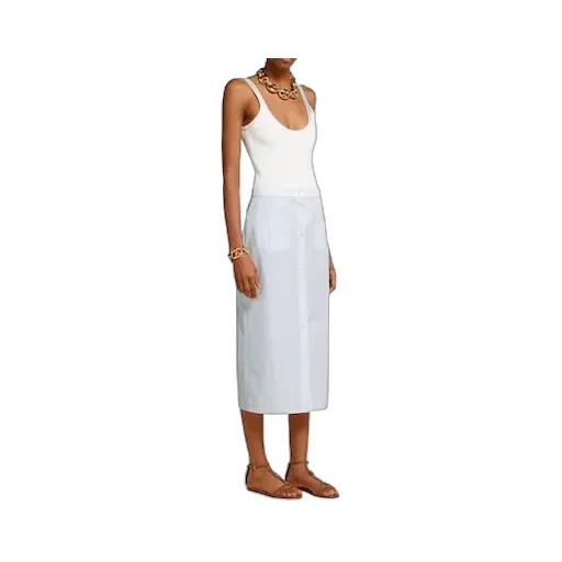 Gucci Cotton Fil Coupé Skirt
